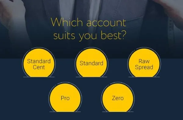 Classify Exness accounts suitable for each audience
